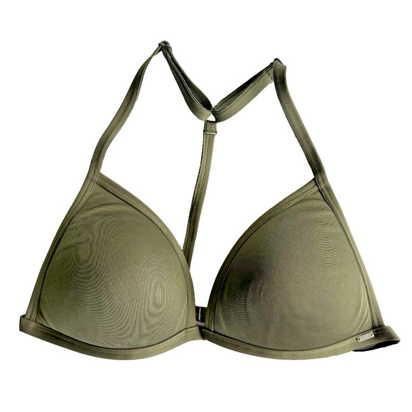 Victoria's Secret Pink Active Green Women's Ultimate Push Up Bralette Bra Large - Picture 1 of 3